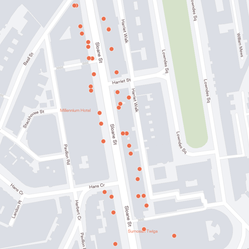 Sloane Street Map