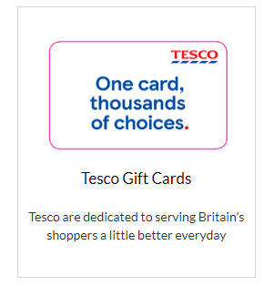 Tesco Gift Cards