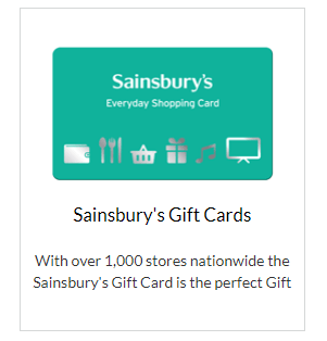 Sanisburys Gift Cards