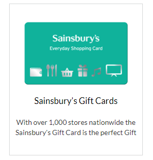 Sainsburys Gift Cards