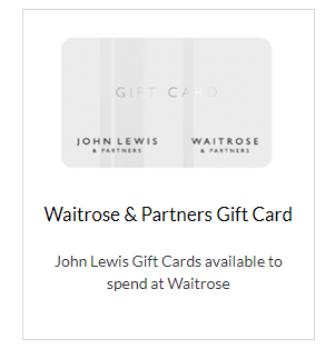 Waitrose Gift Cards