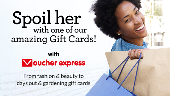 Spoil her with one of our amazing gift cards