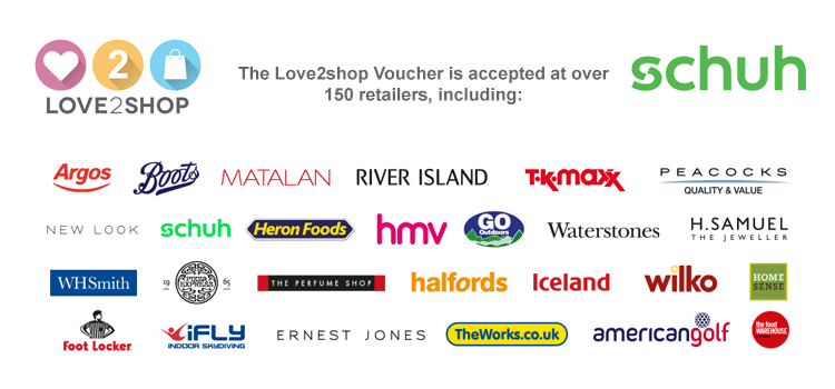 Schuh Gift Vouchers Powered By Love2shop