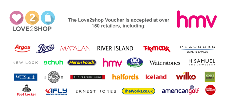 HMV Gift Vouchers Powered By Love2shop